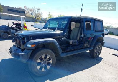 2020 Jeep Wrangler Unlimited Black And Tan 4x4 1C4HJXDN2LW154225 photo 1