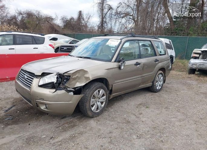 JF1SG63668H716315 2008 SUBARU FORESTER 2.5X photo 1