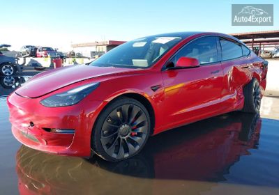 2022 Tesla Model 3 Performance Dual Motor All-Wheel Drive 5YJ3E1EC6NF299588 photo 1
